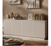 Buffet Masainas Dmora, en Bois Nobl Beige 200x40x78h cm