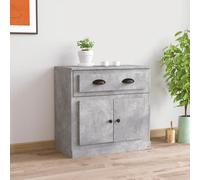 Buffet Meuble de Rangement Armoire Maison Sonoma Gris Bois d'Ingénierie vidaXL