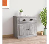 Buffet Meuble de Rangement Armoire Maison Sonoma Gris Bois d'Ingénierie vidaXL