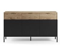 Pegane Buffet de rangement vaisselle - Noir