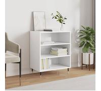 Buffet-Meuble de rangement blanc 57x35x70 cm bois d’ingénierie 341902