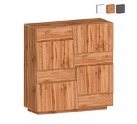 Buffet moderne 2 portes meuble d'entrée polyvalent 120x44,6x126cm Seeley