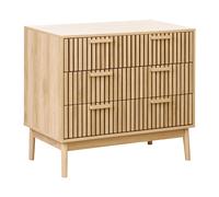 Buffet Moderne de Style Scandinave Commode 3 Tiroirs Salon Chambre à Coucher Boi