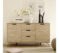 Buffet moderne en bois 2 portes-3 tiroirs 160cm DIANA
