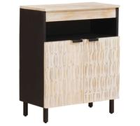 vidaXL Buffet Finition Lavage Blanc