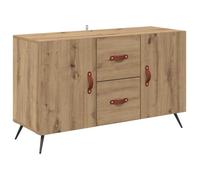 Buffet moderne en bois d'ingénierie - vidaXL - 100x36x60 cm - Chêne artisanal - Avec tiroir - 2 portes