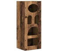 Buffet moderne en bois d'ingénierie - vidaXL - Bois Ancien - 40x35x100,5 cm - Durable - Grand espace de rangement