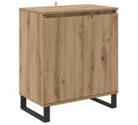 vidaXL Buffet Chêne Artisanal 60 x 35 x 70 cm Bois d'ingénierie, Meuble de Rangement Moderne, unité rectangulaire, pour Une Organisation Efficace, mobilier Chic et Durable