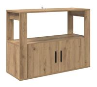 vidaXL Buffet Chêne Artisanal 80×30×60 cm Bois d'ingénierie 2 portes