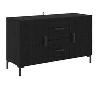 Buffet moderne en bois d'ingénierie - vidaXL - Chêne noir - 100x36x60 cm - 2 portes - Tiroir - Poids maximal 60 kg
