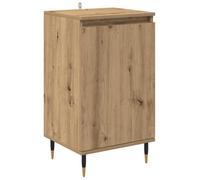 Buffet moderne en bois - vidaXL - Chêne artisanal - 40x35x70 cm - 2 pièces - Espace de rangement - Design rectangulaire