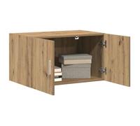 Buffet mural en chêne artisanal - vidaXL - 70x42.5x40 cm - Chêne artisanal - 2 portes - Assemblage requis