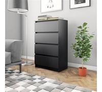 Buffet Noir 60x35x98,5 cm Bois d ingénierie Noir G