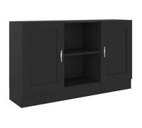 Buffet Noir - VIDAXL - Buffet bas - Porte(s) et tiroir(s) - Hauteur 70 cm - Couleur principale Noir