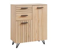 Buffet Noppen 100 x 80 x 38 cm effet chêne