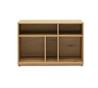 Buffet ouvert avec rangements finition bois clair chêne L96 cm SEVILLE