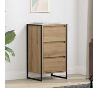 Buffet/Placard/Commode - 1 PC - pour Salon/Cuisine - Chêne artisan 42x36x75.5 cm - Bois d'ingénierie A9434