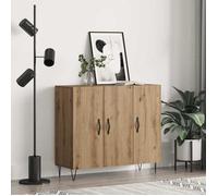 Buffet/Placard/Commode - 1 PC - pour Salon/Cuisine - Chêne artisanal 90x32,5x80 cm - Bois d'ingénierie A9083