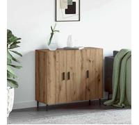 Buffet/Placard/Commode - 1 PC - pour Salon/Cuisine - Chêne artisanal 90x34x80 cm - Bois d'ingénierie A9087