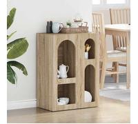 Buffet/Placard/Commode - 1 PC - pour Salon/Cuisine - Chêne Sonoma 59x35x80,5 cm - Bois d'ingénierie A9482