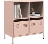 vidaXL Buffet haut 68x39x73,5 cm en acier laminé à froid – Rose