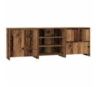 Vidaxl Buffets 3 Pcs Bois Ancien 70 X 41 X 75 Cm Bois D'ingénierie