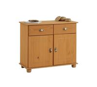 Buffet salle à manger COLMAR en bois L 94 cm coloris teinté ciré avec 2 portes battantes et 2 tiroirs spacieux