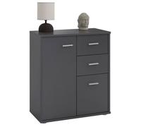 Buffet salle à manger REMY L 60 cm gris mat avec 2 portes et 2 tiroirs, bahut bas, meuble de rangement style moderne