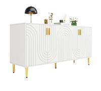 Buffet Salon Meuble de Rangement - Noi- Buffet Salle a Manger avec 4 Portes, Meuble Cuisine Moderne, Poignées et BUFFET DE CUISINE