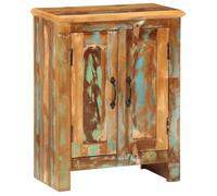 Buffet salon séjour, meuble de rangement bois massif de récupération - 2 portes - 2 portes et 3 compartiments - Commode Et Enfilade
