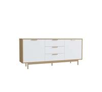 Concept Usine Buffet scandinave FYN blanc et bois naturel