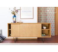 Buffet scandinave en chêne clair Fiska