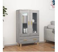 vidaXL Buffet SONOMA 70x31x115 cm Bois d'ingénierie 2 portes tiroir de rangement – Gris