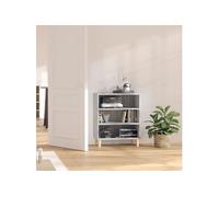 813189 vidaXL Buffet Sonoma gris 57x35x70 cm Aggloméré