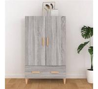 Buffet Sonoma gris 70x31x115 cm Bois d ingénierie sonoma gris G