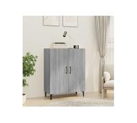 Buffet Sonoma gris 70x34x90 cm Bois d ingénierie sonoma gris G