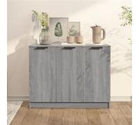 Buffet Sonoma gris 90,5x30x70 cm Bois d ingénierie Sonoma gris G