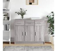 VIDA XL Buffet sonoma gris