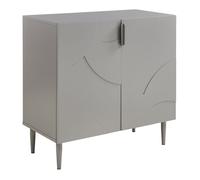 Buffet Starvili avec 2 portes 75 x 76 x 38 cm gris