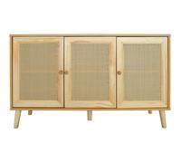 Buffet style cannage "Neuille" - 120 x 40 x 71.5 cm - Beige