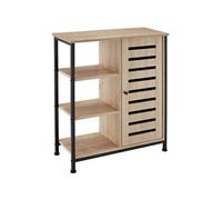 Buffet style industriel Bois clair industriel, Chêne Sonoma