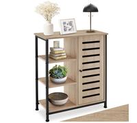 Buffet style industriel Bois clair industriel, Chêne Sonoma