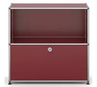 Buffet USM Haller 1 ouvert / 1 rabat rouge rubis - USM SIDEBOA 1OFF 1KLAP FD SCH