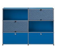 Buffet USM Haller M66 avec panneaux souples - Bleu gentiane - USM HALLER QS M66 27_95