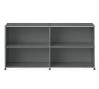 Buffet USM Haller M67 ouvert à quatre compartiments - Gris moyen - USM HALLER QS M67 32