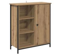 Buffet - vidaXL - bois d'ingénierie - chêne artisanal - avec 1 porte - pour salon - 70 x 30 x 80 cm 678wnm74z