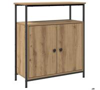 Buffet - vidaXL - buffet de rangement - bois d'ingénierie - chêne artisanal - 70 x 30 x 80 cm{xye38w}