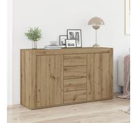 vidaXL Buffet Chêne artisanal 120 x 36 x 69 cm Bois d'ingénierie 3333864