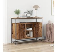 Buffet Vidaxl En Bois Ancien 100x35x80 Cm En Bois Aggloméré Et Acier