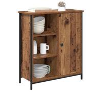 Buffet - vidaXL - en bois d'ingénierie - bois ancien - avec 1 porte - 70 x 30 x 80 cm - pour salon gjb73i2698